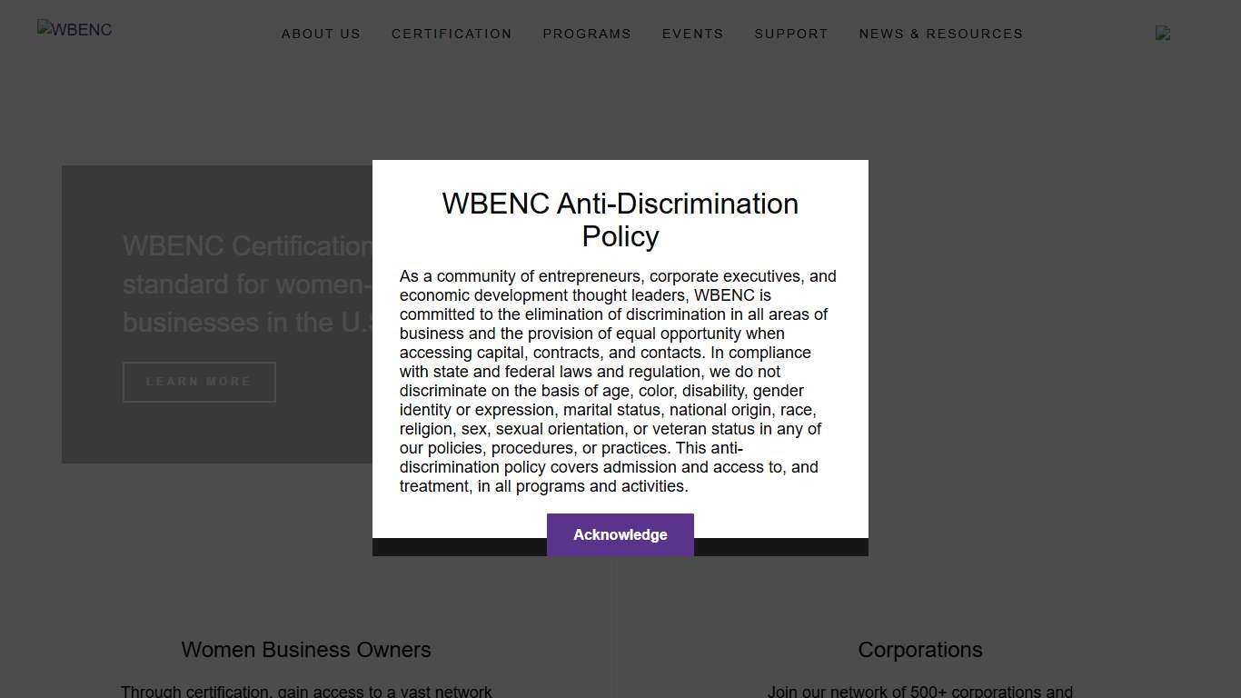 WBENC Women's Business Enterprise National Council - WBENC.org : WBENC
